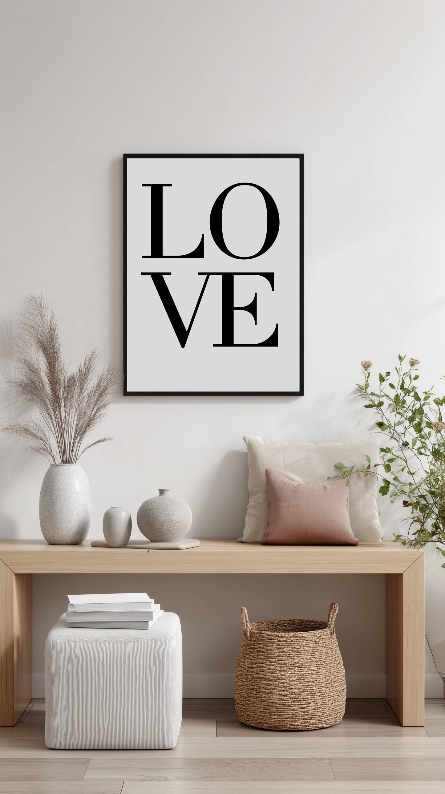 LOVE Elegant Typography Poster