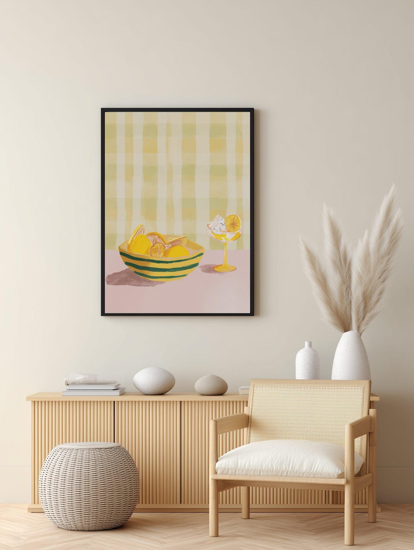 Citrus Bowl Still Life Poster