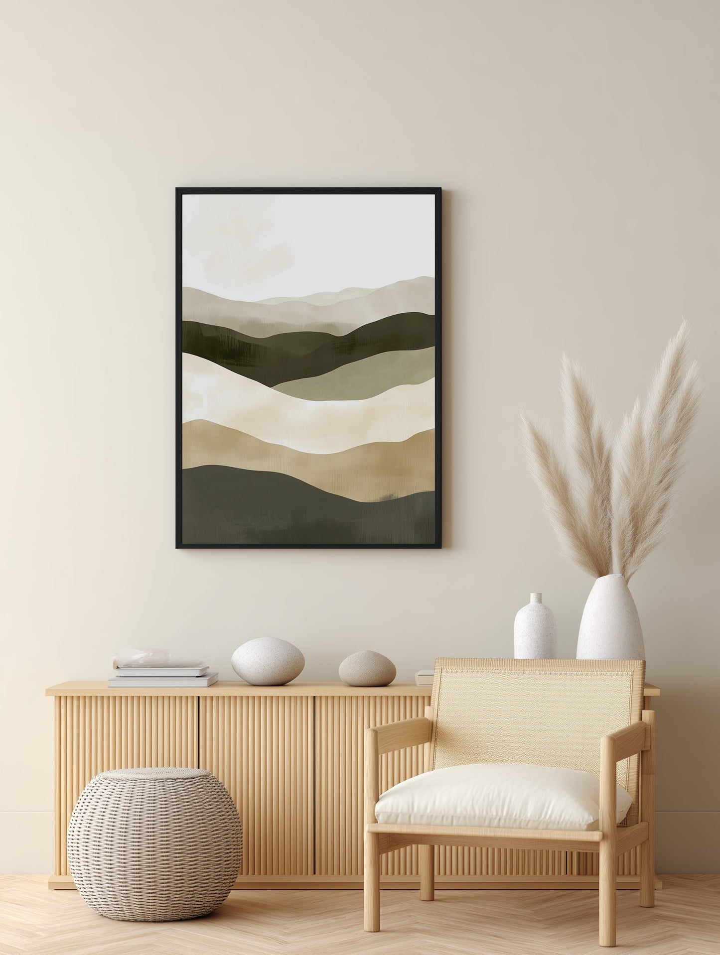 Abstract Desert Landscape Poster