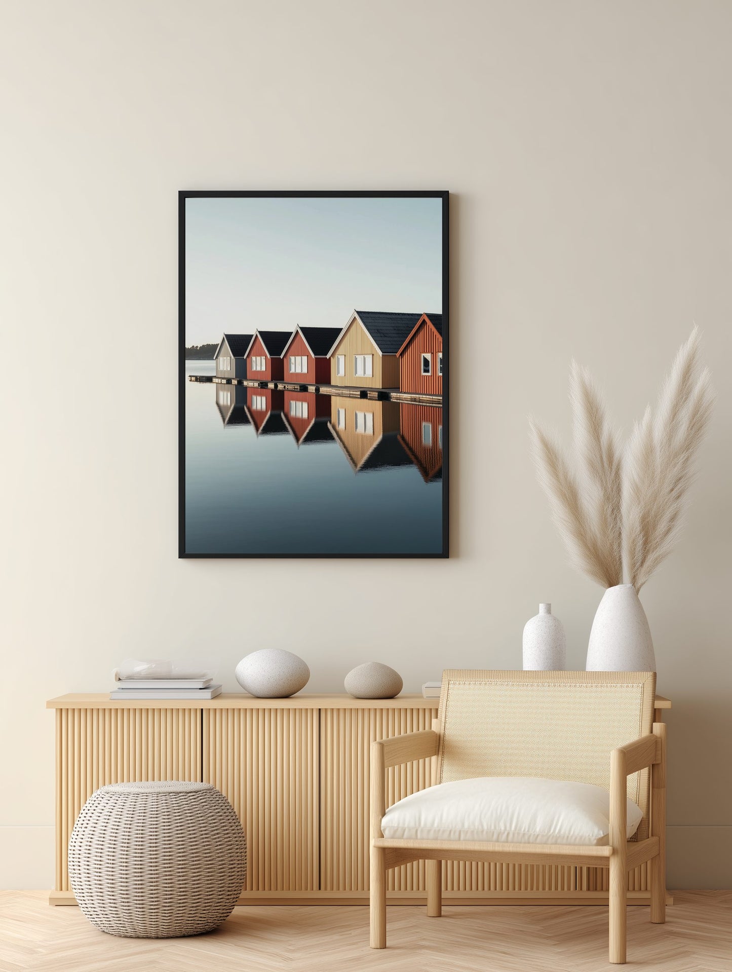 Smögen Waterfront Huts Poster