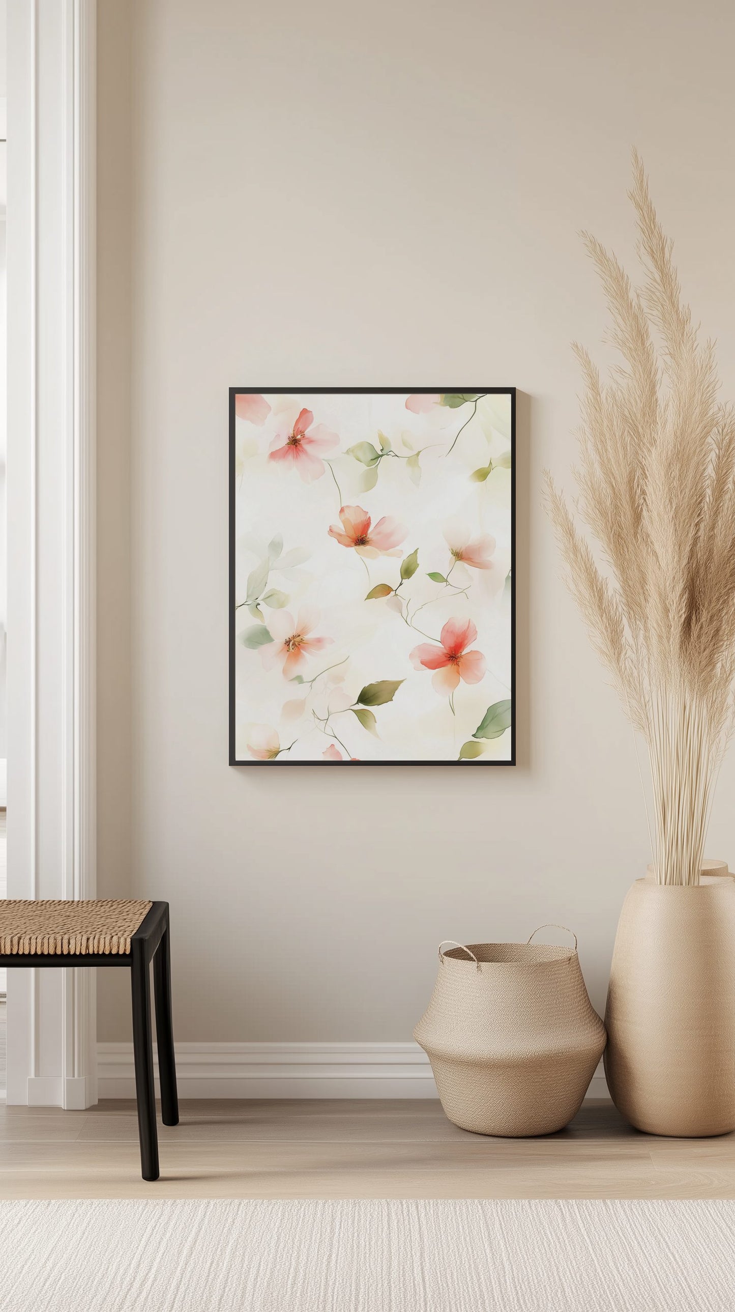 Delicate Coral Petals Poster