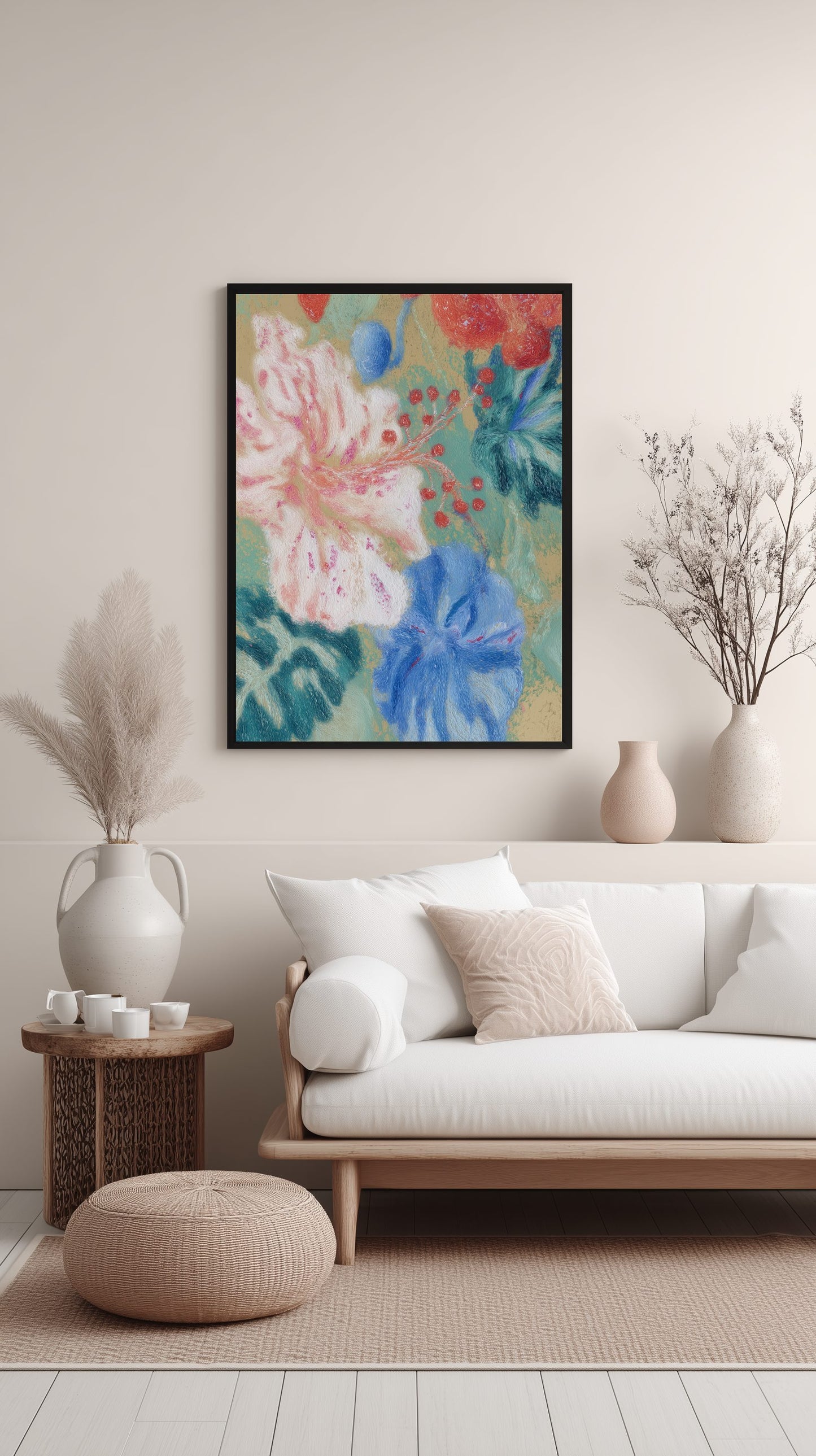 Tropical Bloom Harmony Poster