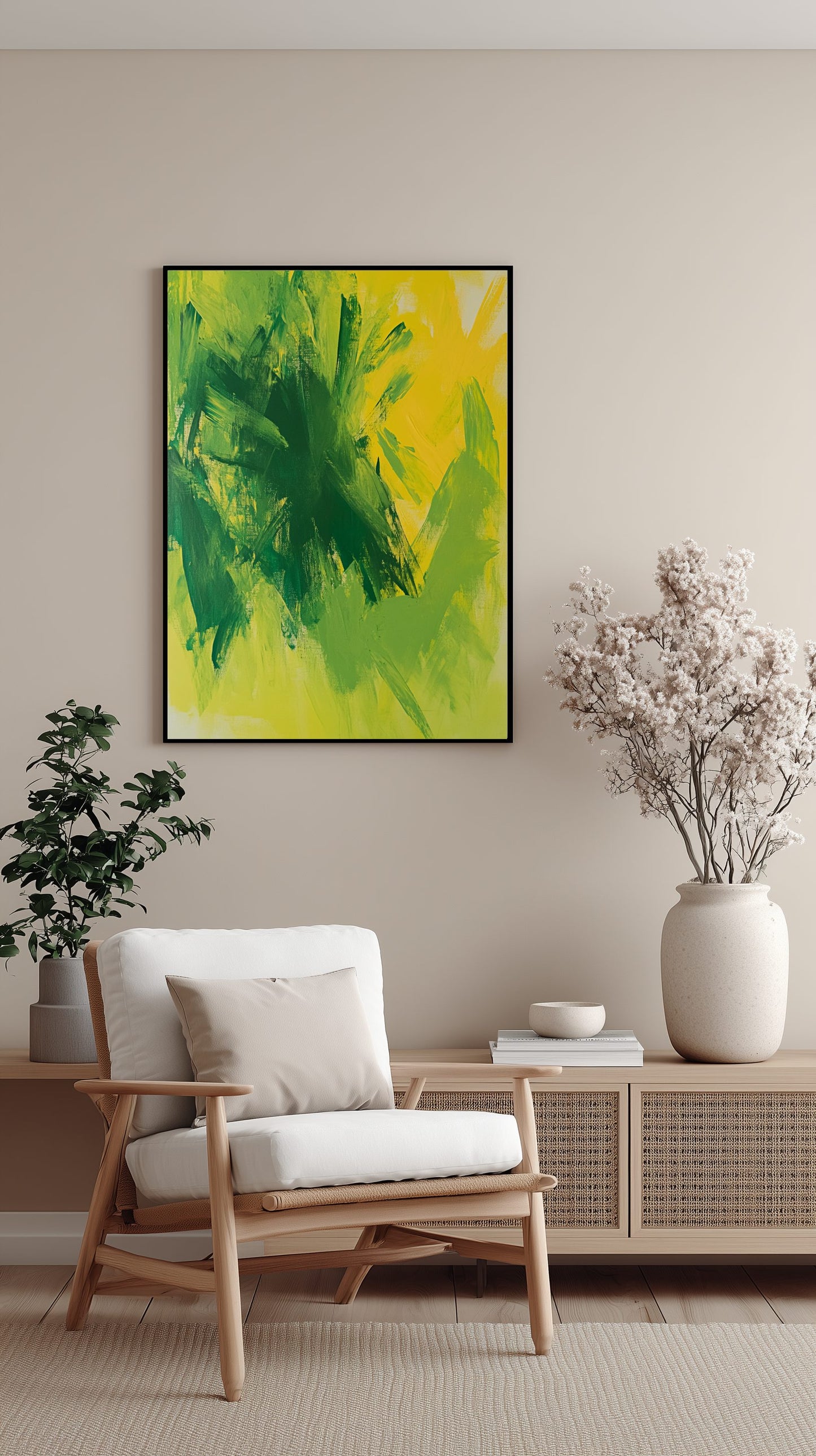 Green Flourish Poster