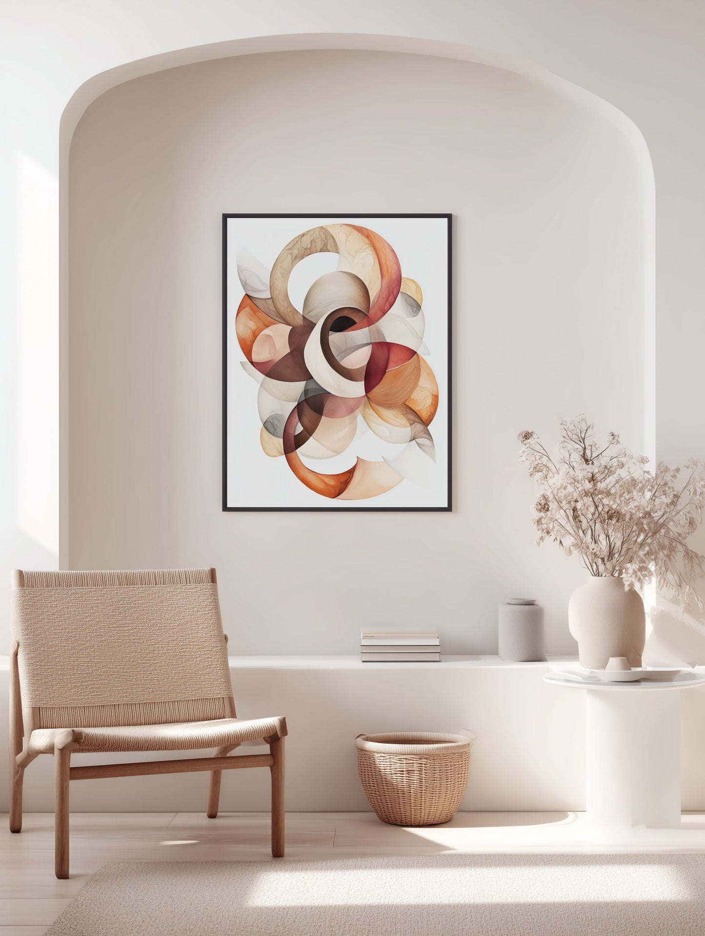 Ethereal Swirls Poster