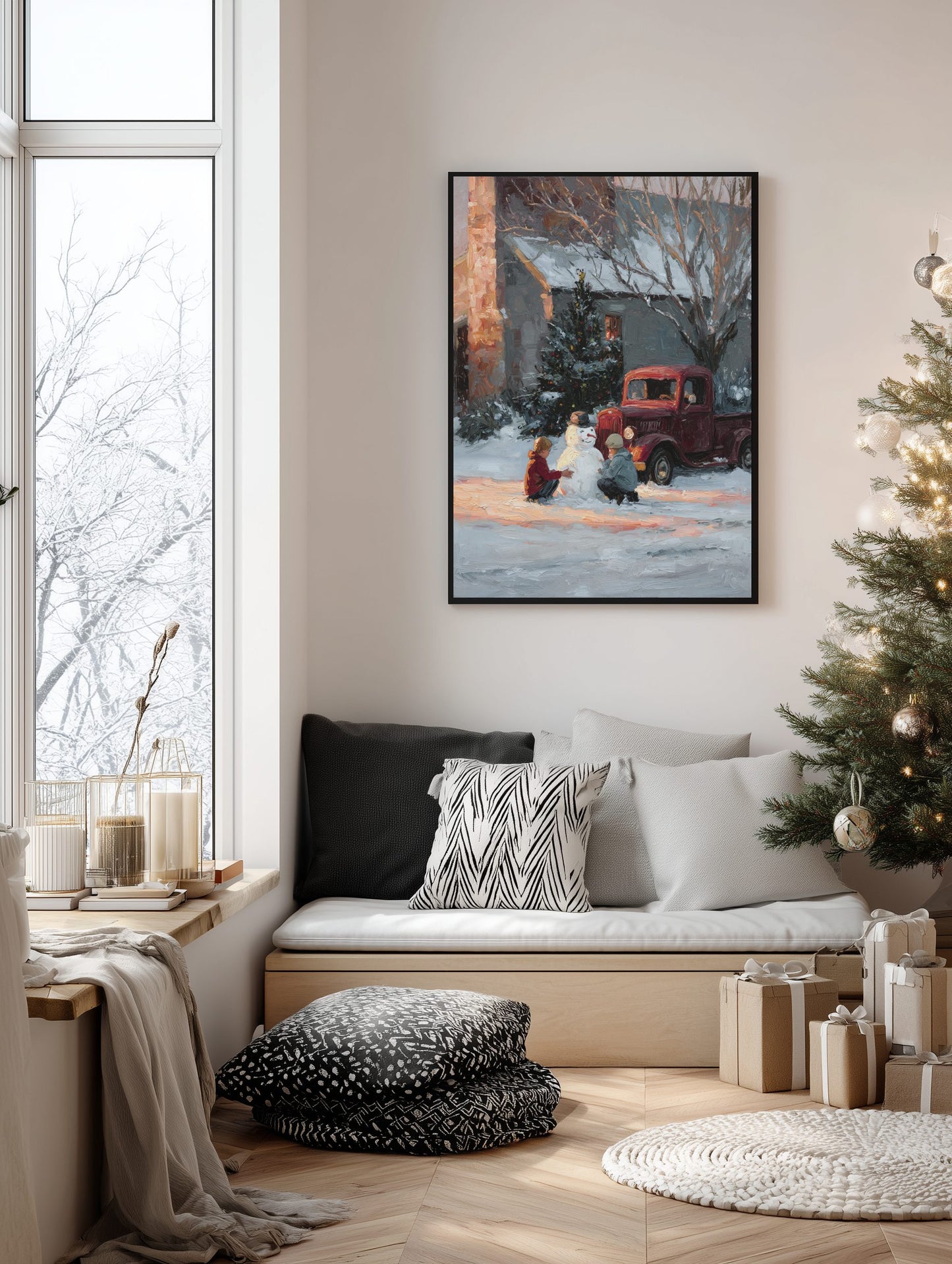 Building the Snowman Poster