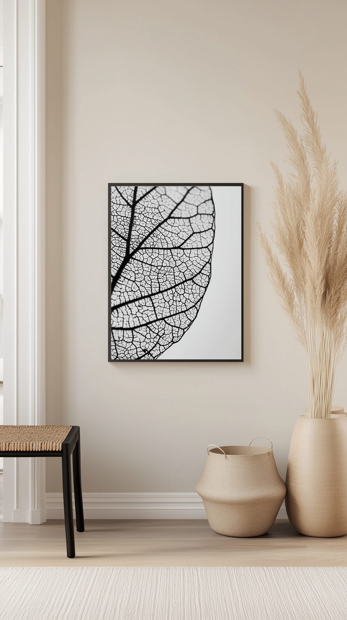 Leaf Veins Close-Up Poster