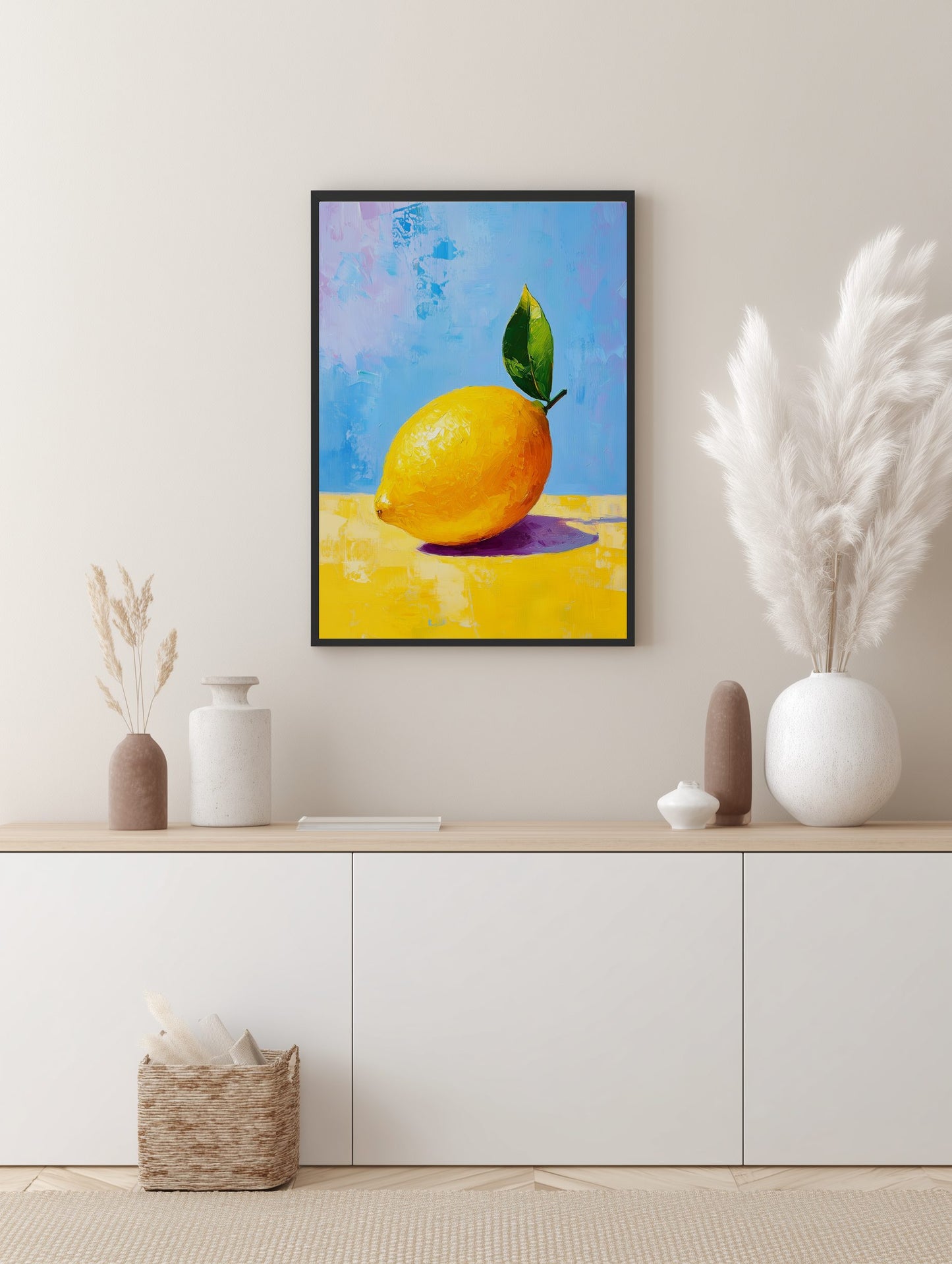 Bright Lemon Poster
