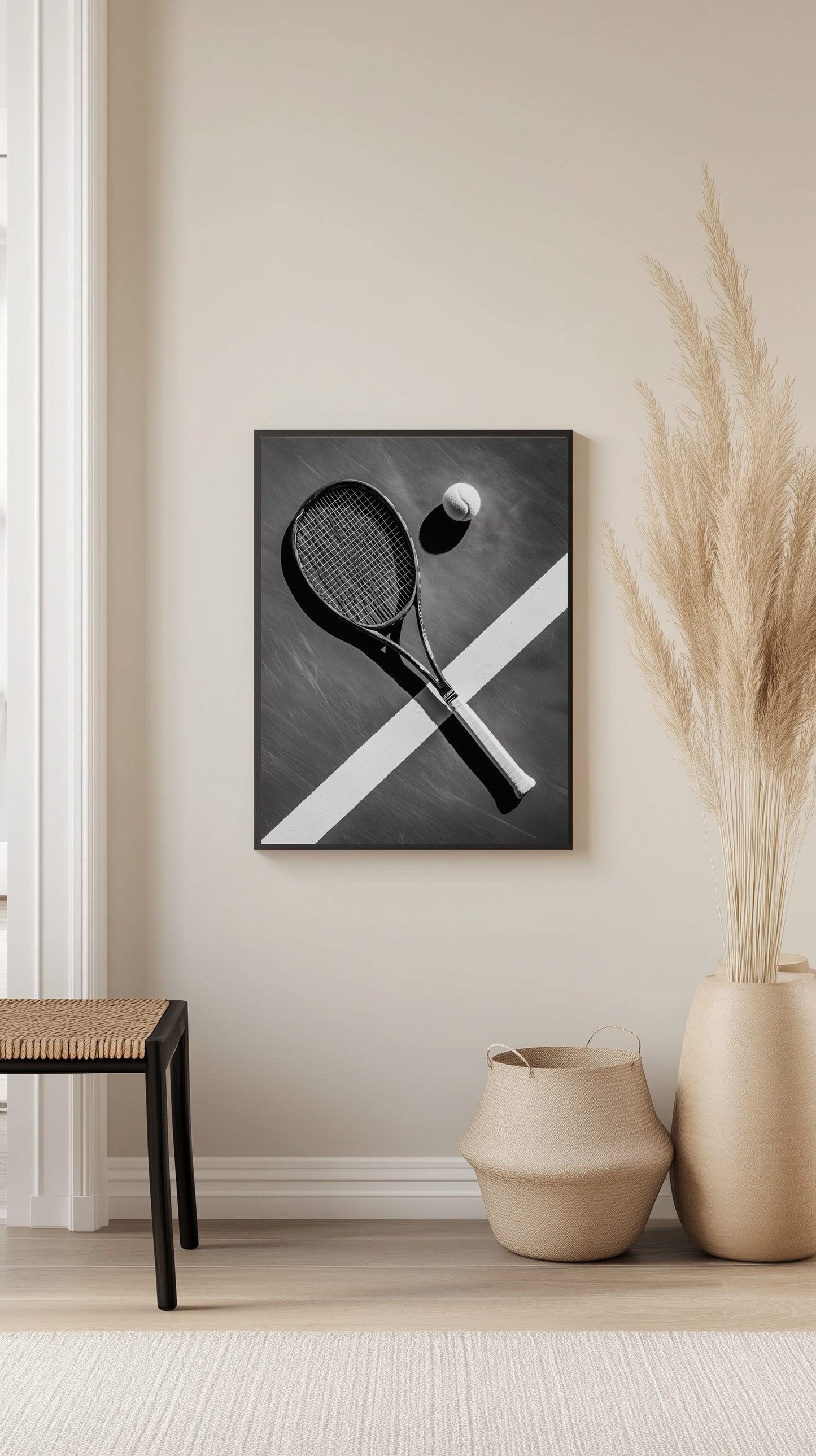 Tennis Still Life Poster