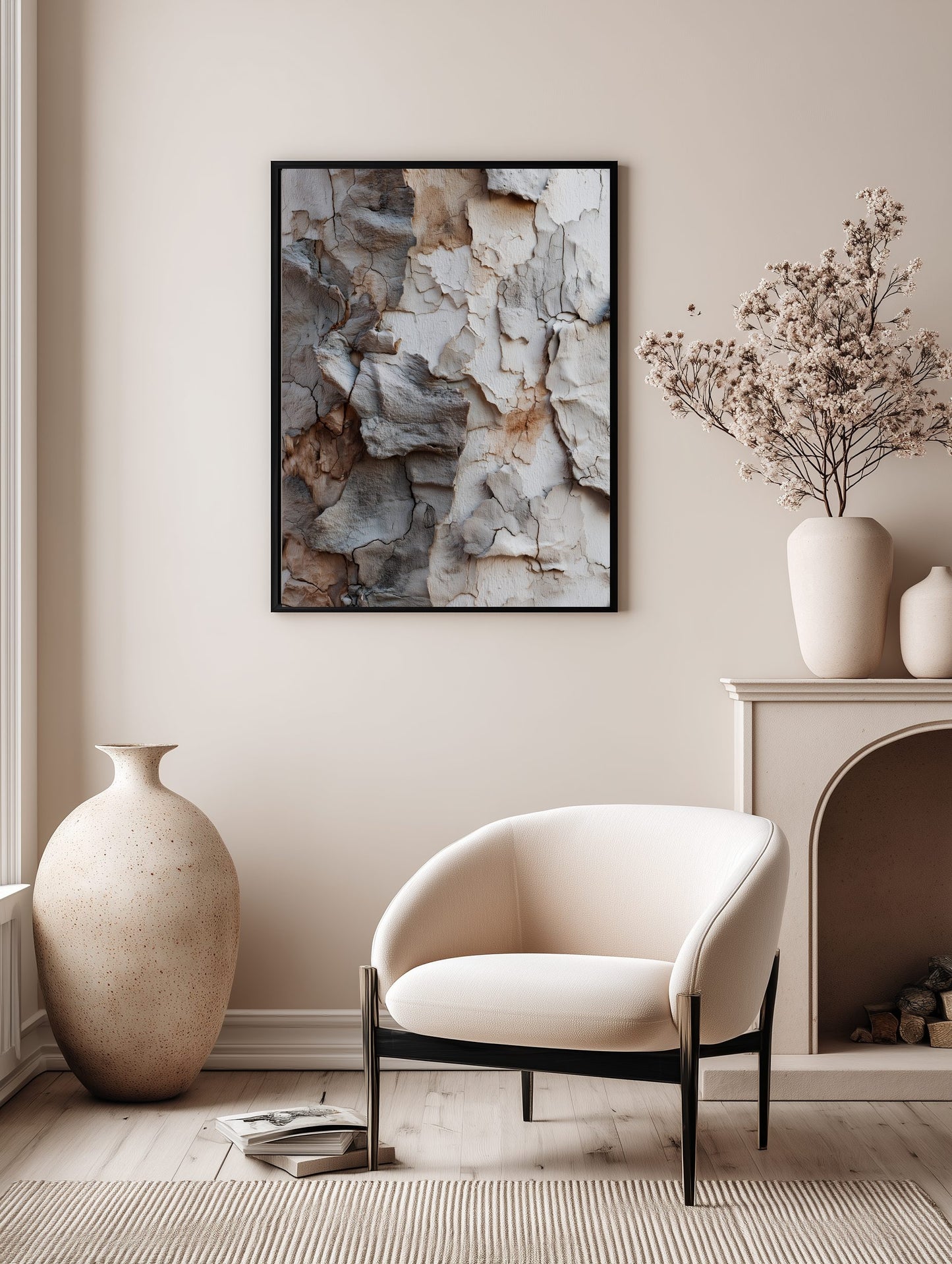 Peeling Bark Texture Poster