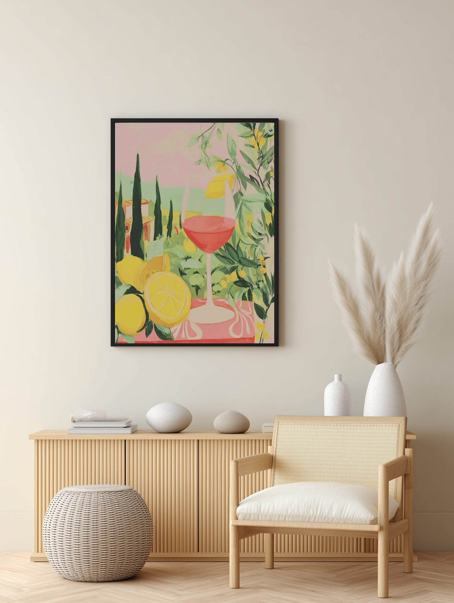 Tuscan Wine Moment Poster