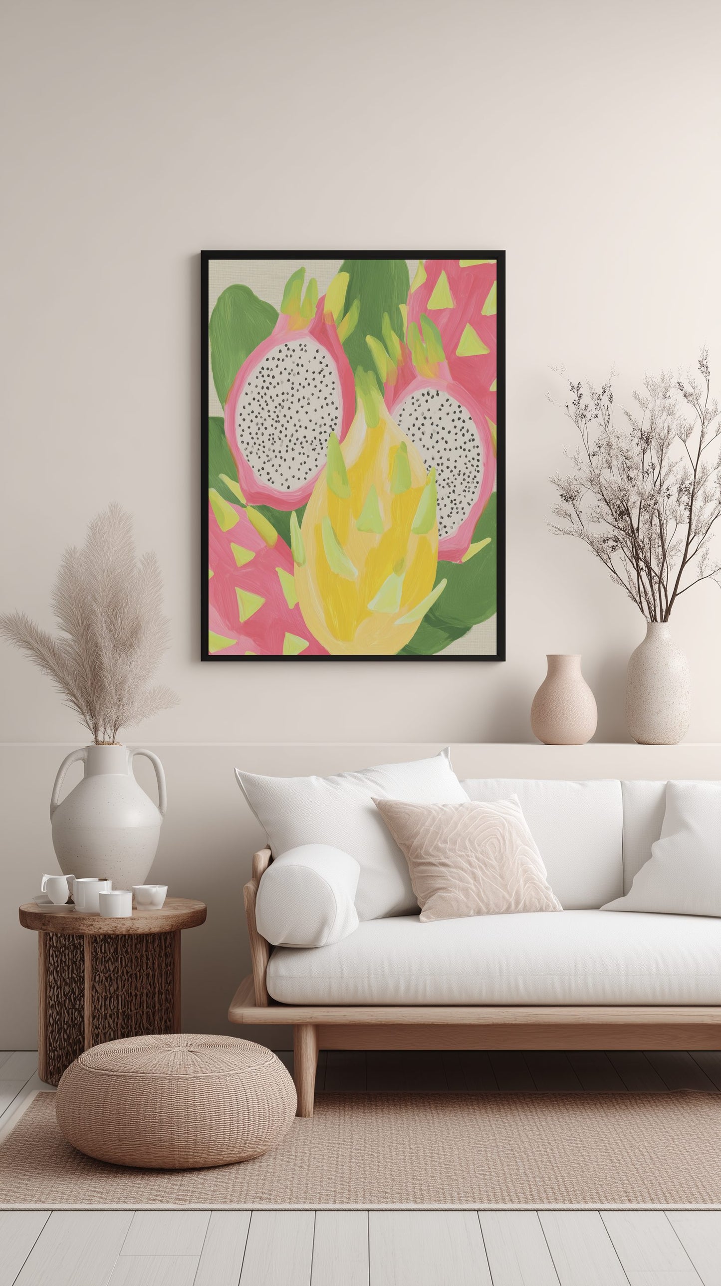 Tropical Fruit Closeup Poster