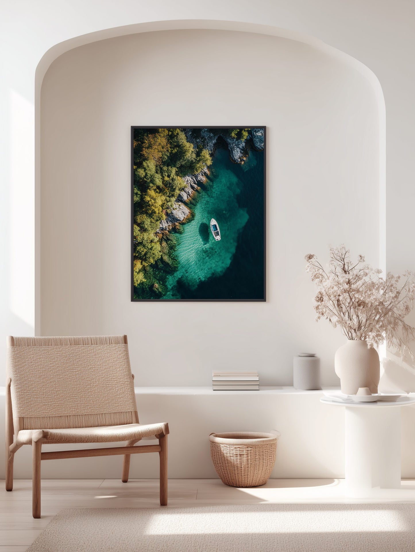 Emerald Fjord Escape Poster