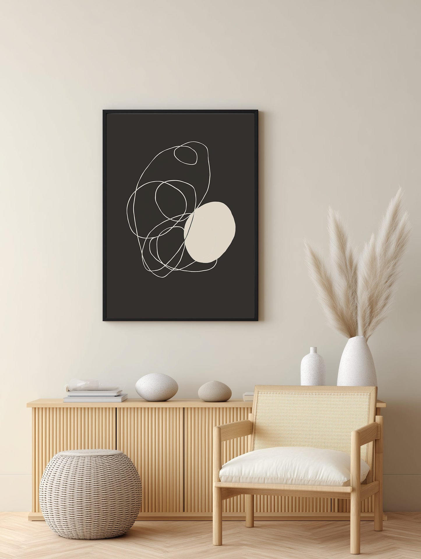 Orbital Scribble Poster