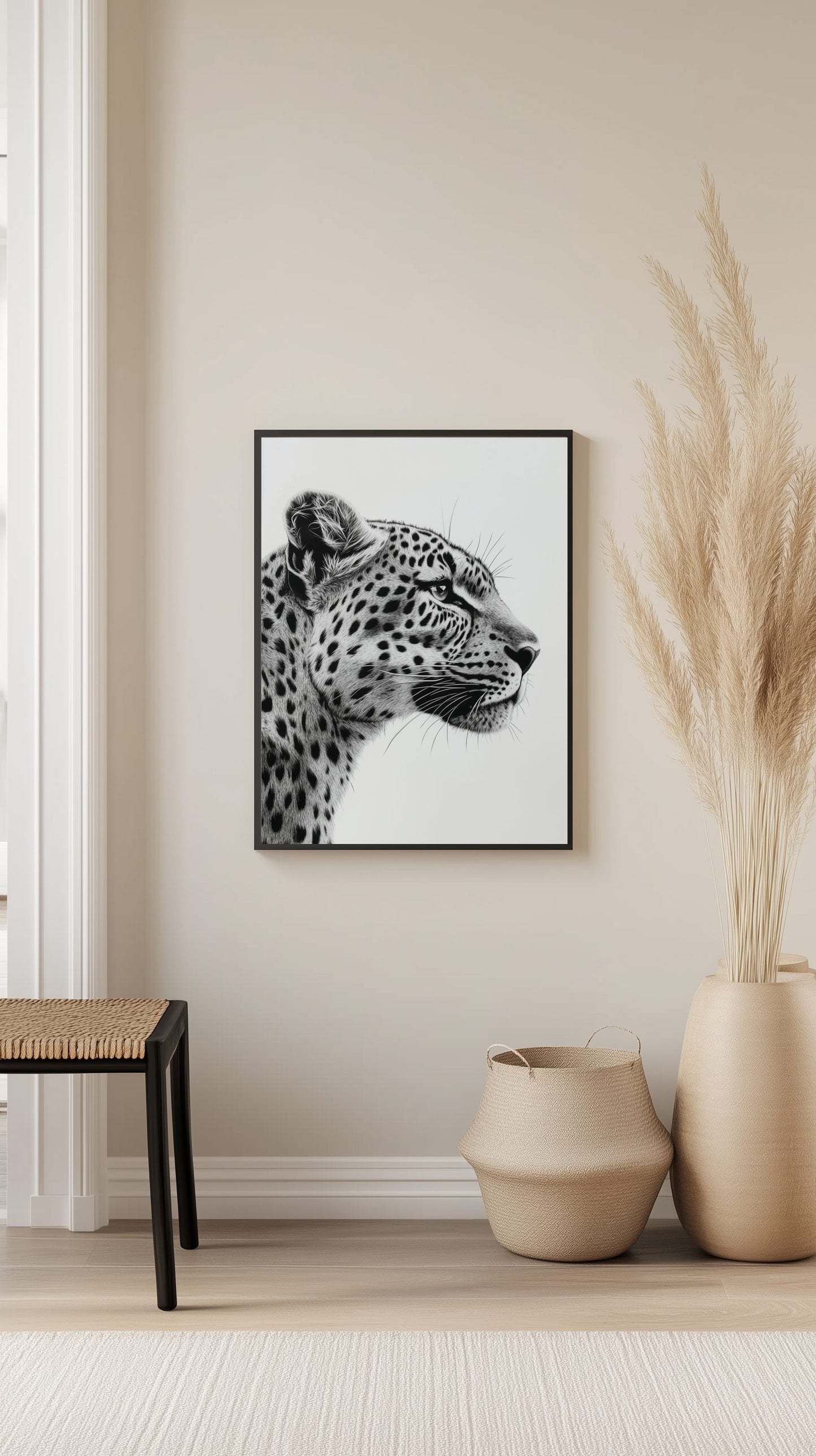 Leopard Profile Poster