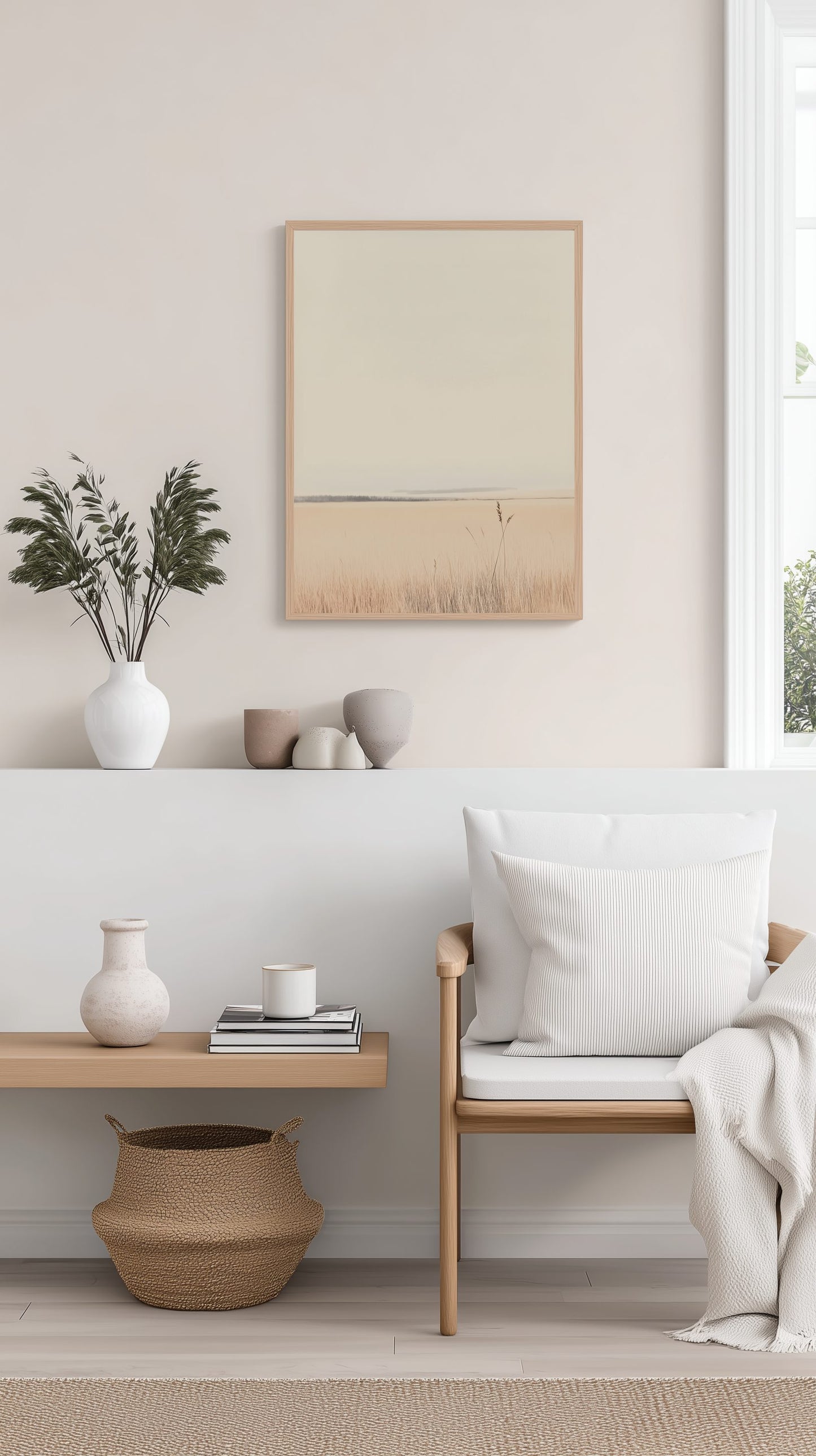 Calm Coastal Horizon Poster