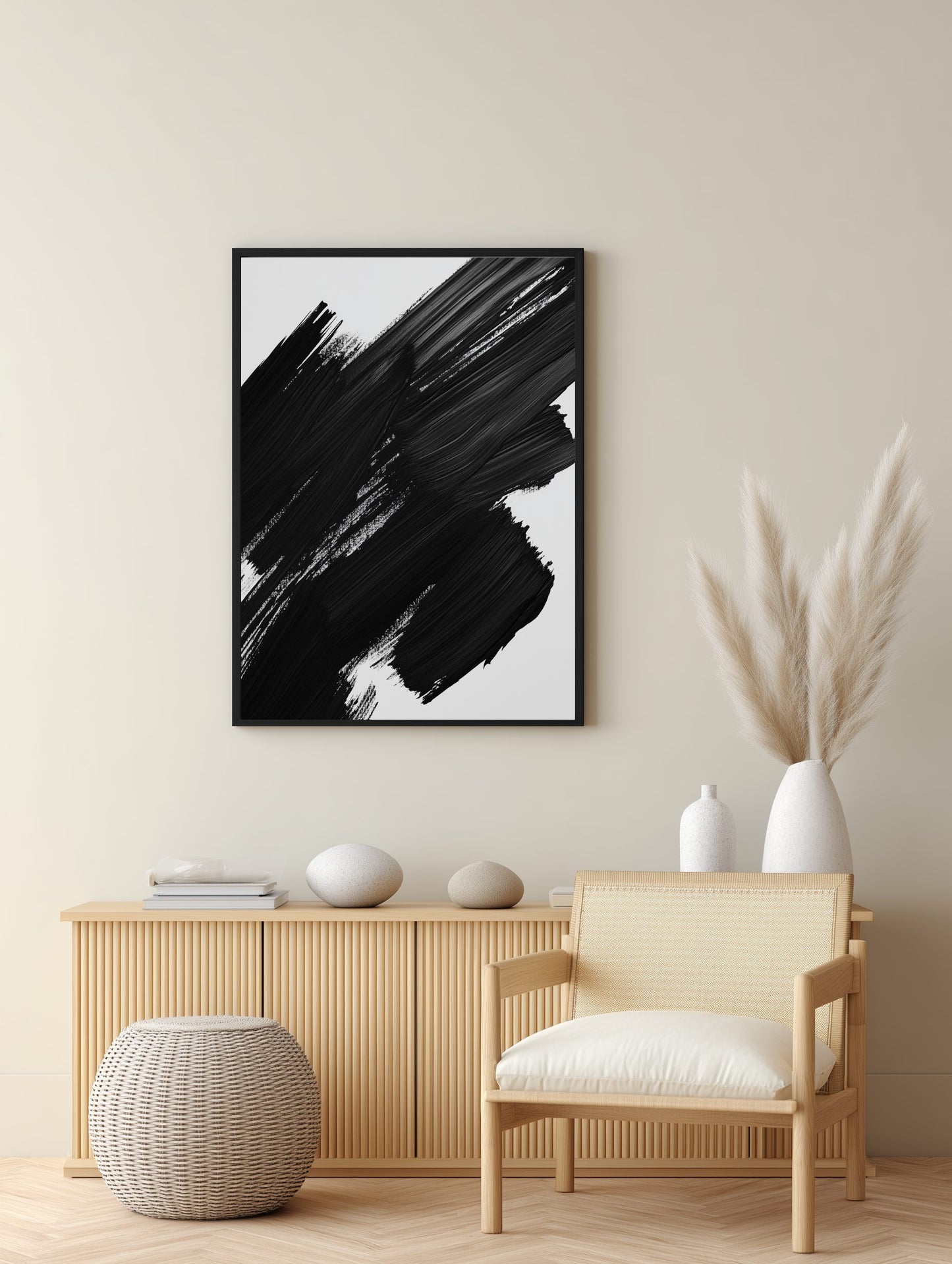 Bold Brush Strokes Poster