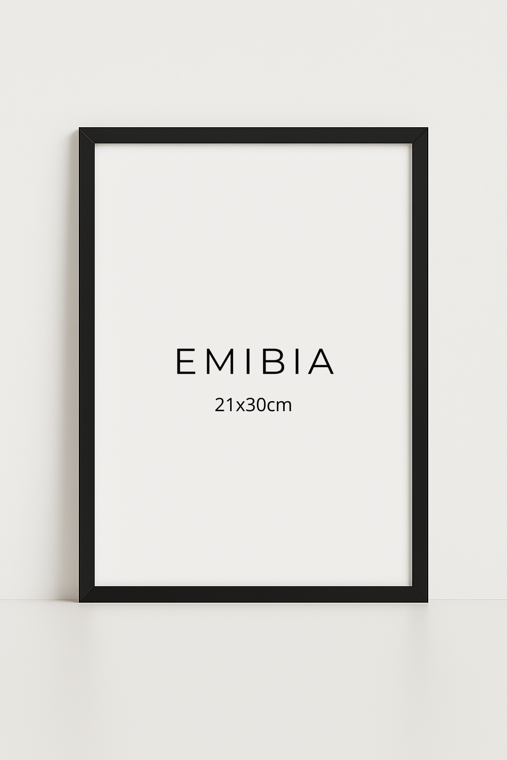 Svart träram 21x30cm