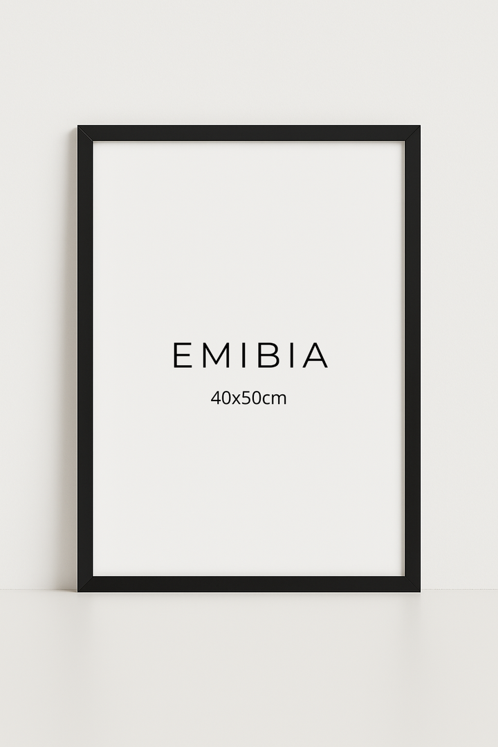 Svart träram 40x50cm