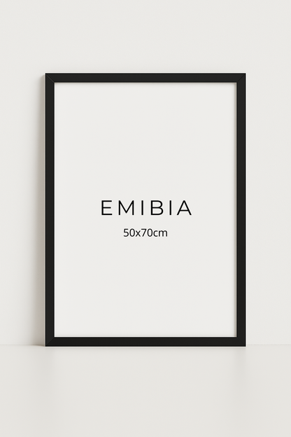 Svart träram 50x70cm