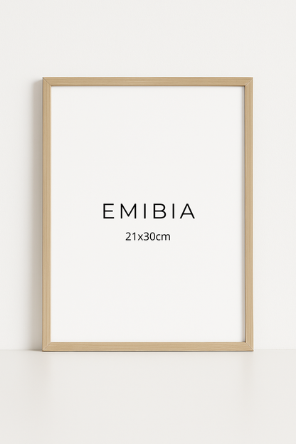 Ram i ekträ 21x30cm