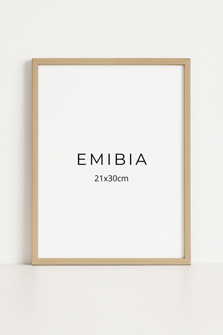 Ram i ekträ 21x30cm