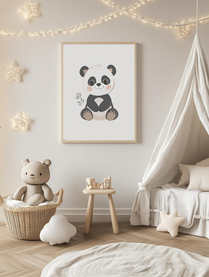 Cute Panda Poster