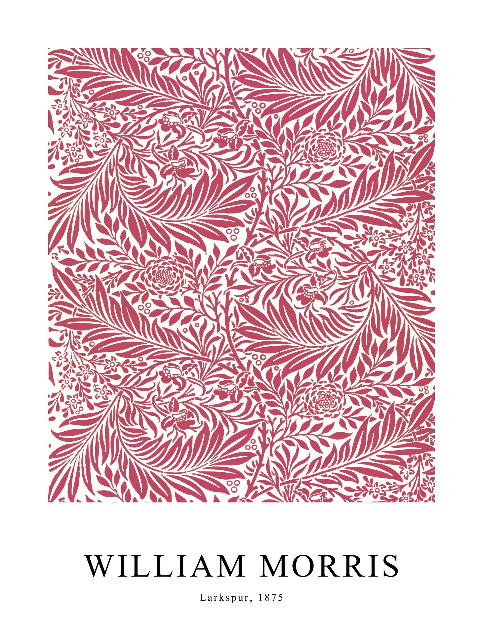 Poster of Willow by William Morris, with golden leaves forming an elegant, nature-inspired design.