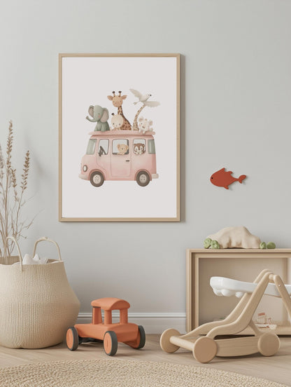 Animal Van Adventure Poster