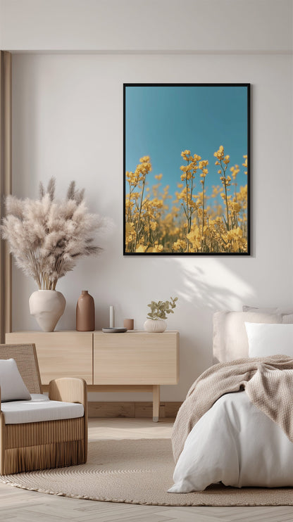 Yellow Rapeseed Bloom Poster