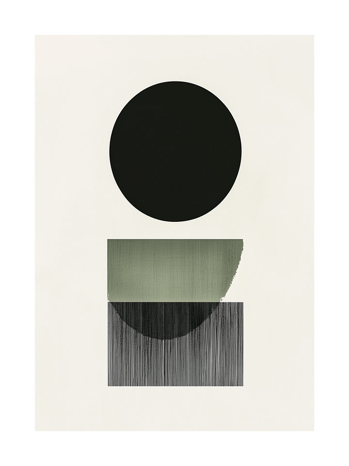 bold block decorative wall art - modern poster for home or office