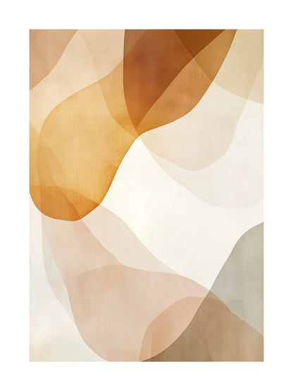 fluid formations decorative wall art - modern poster for home or office