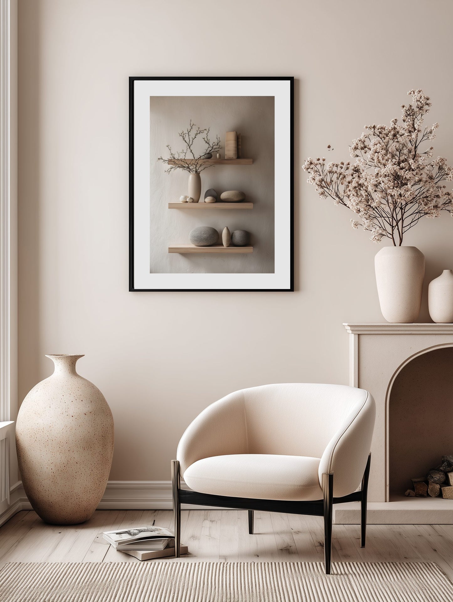 Scandinavian Shelf Decor Poster