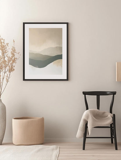 Serene Hills Poster