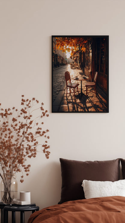 Paris Café Terrace Poster