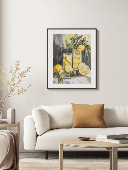 Limoncello Still Life Poster