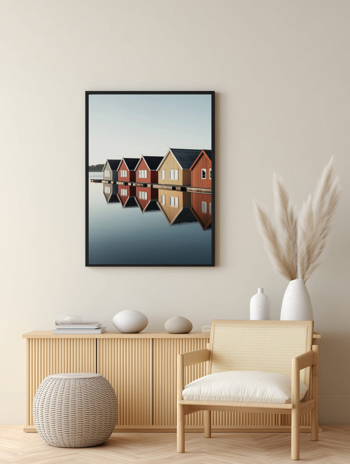 Smögen Waterfront Huts Poster