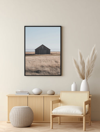 Swedish Coastal Barn Poster