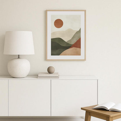 Serene Peaks Poster
