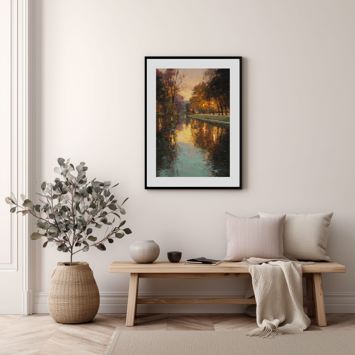 Golden Hour Park Poster