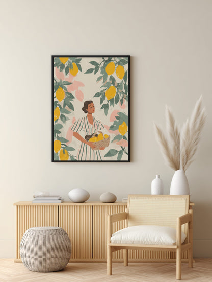Lemon Picker Poster