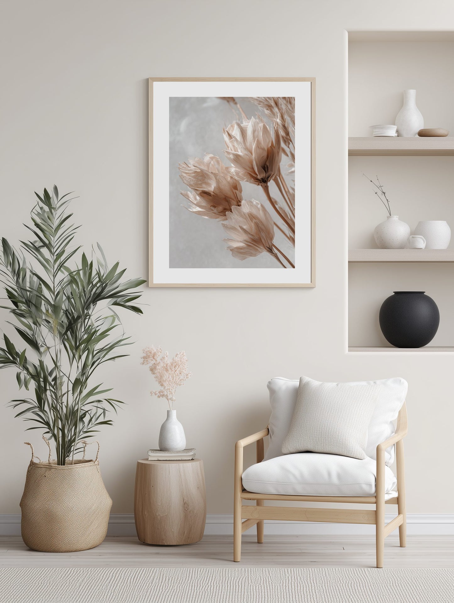 Dried Floral Close-Up Poster