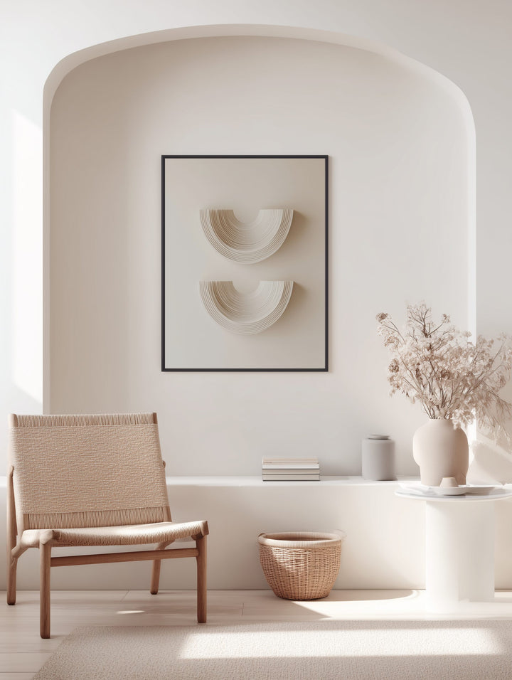 Layered Serenity Poster