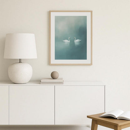 Swan Serenity Poster