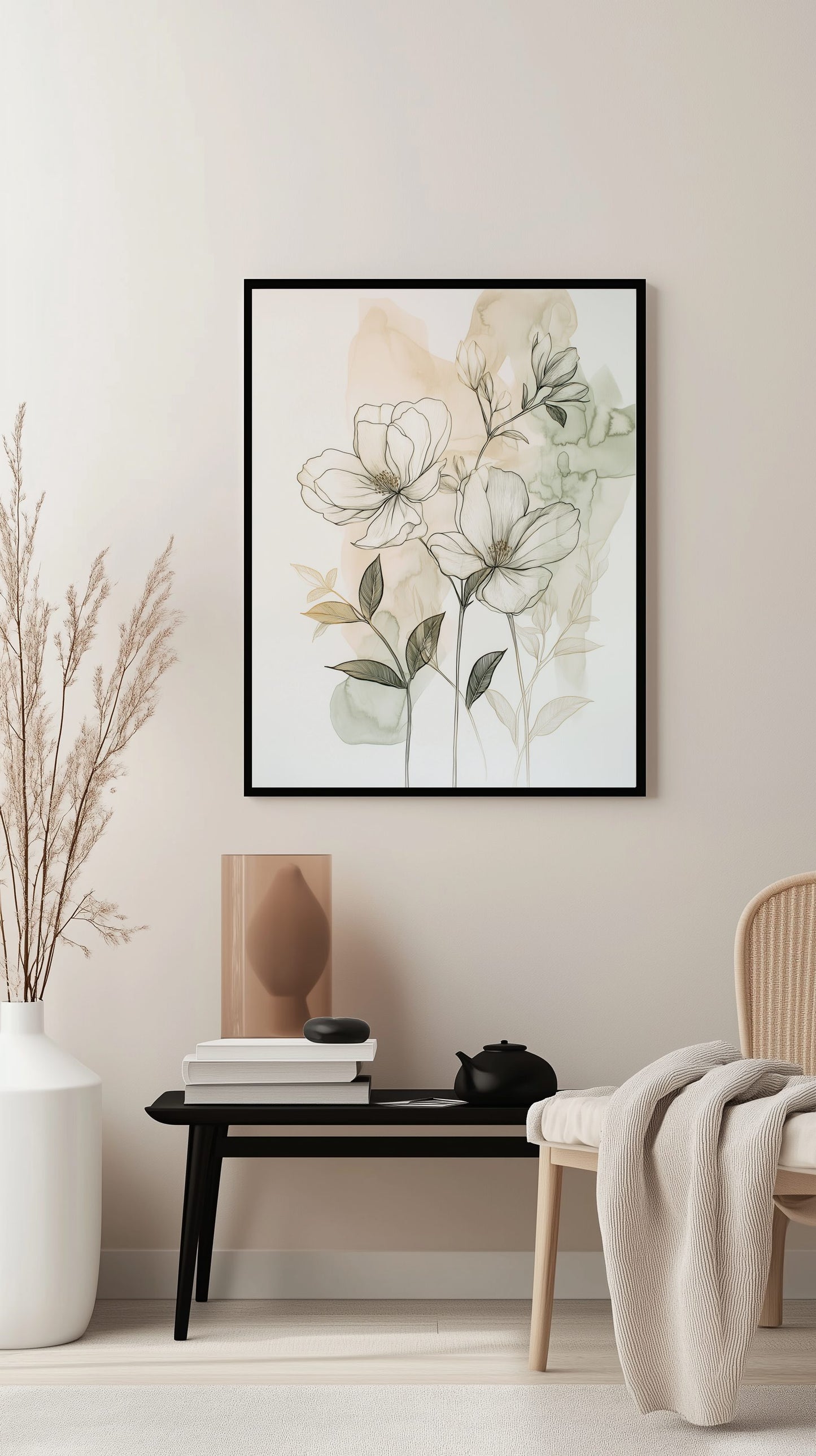 Line Art Elegance Poster