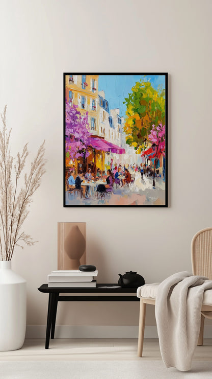 Lively Parisian Poster