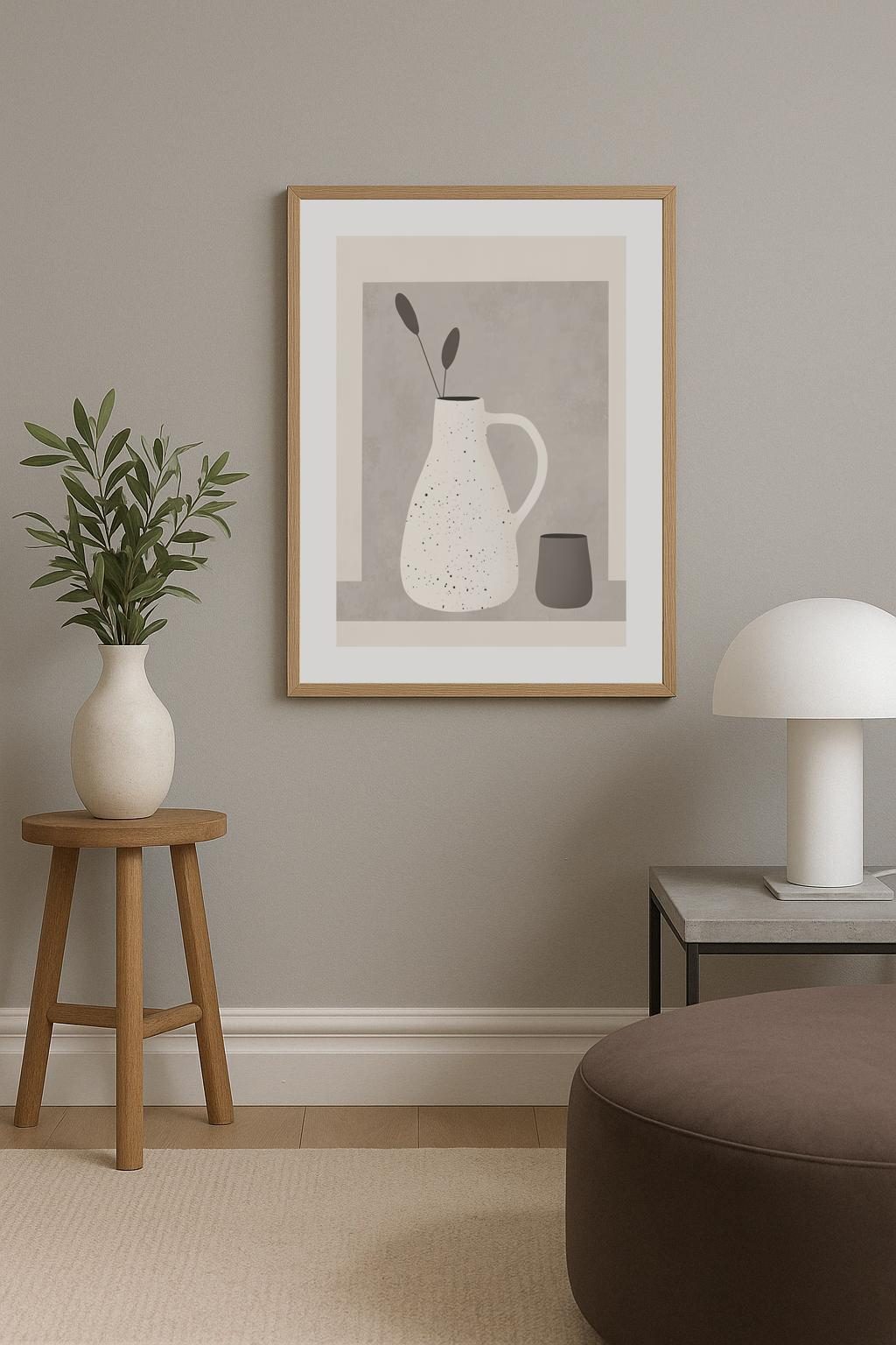 Speckled Pitcher Poster