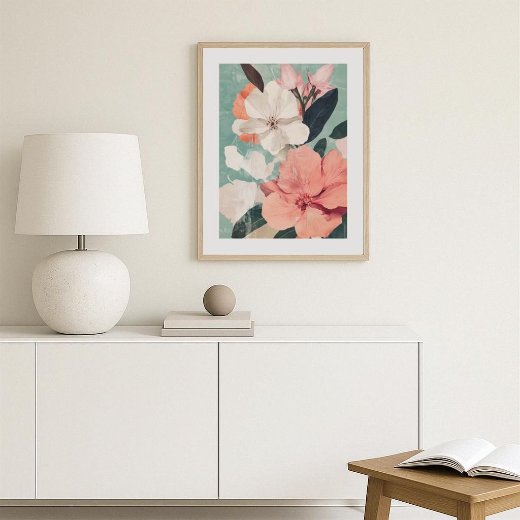 Vintage Bloomscape Poster