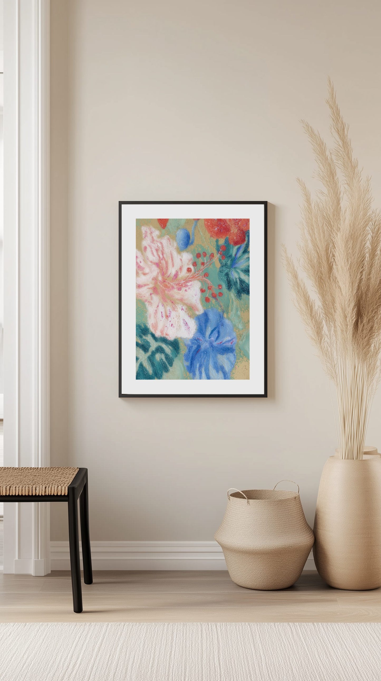 Tropical Bloom Harmony Poster