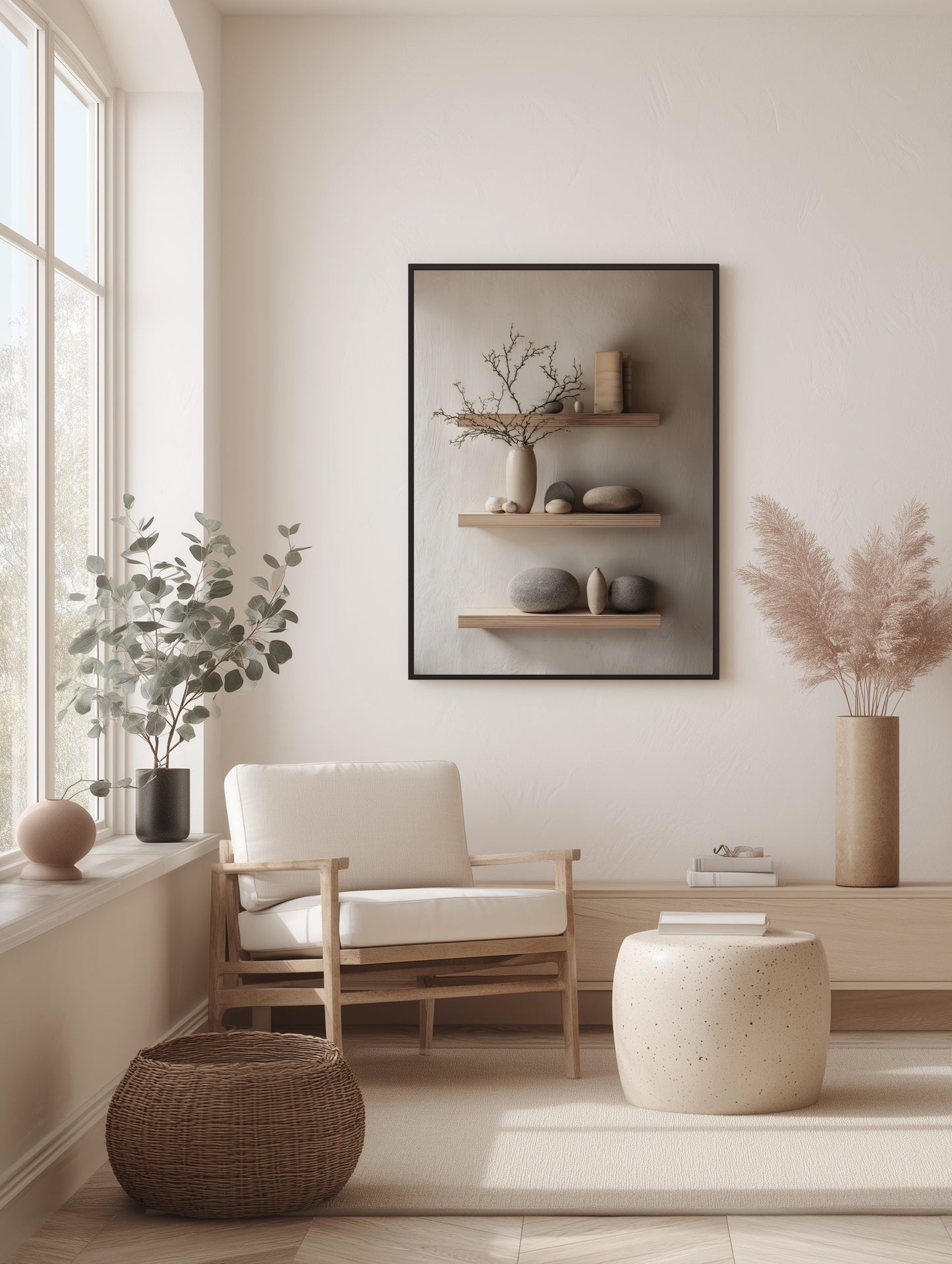 Scandinavian Shelf Decor Poster