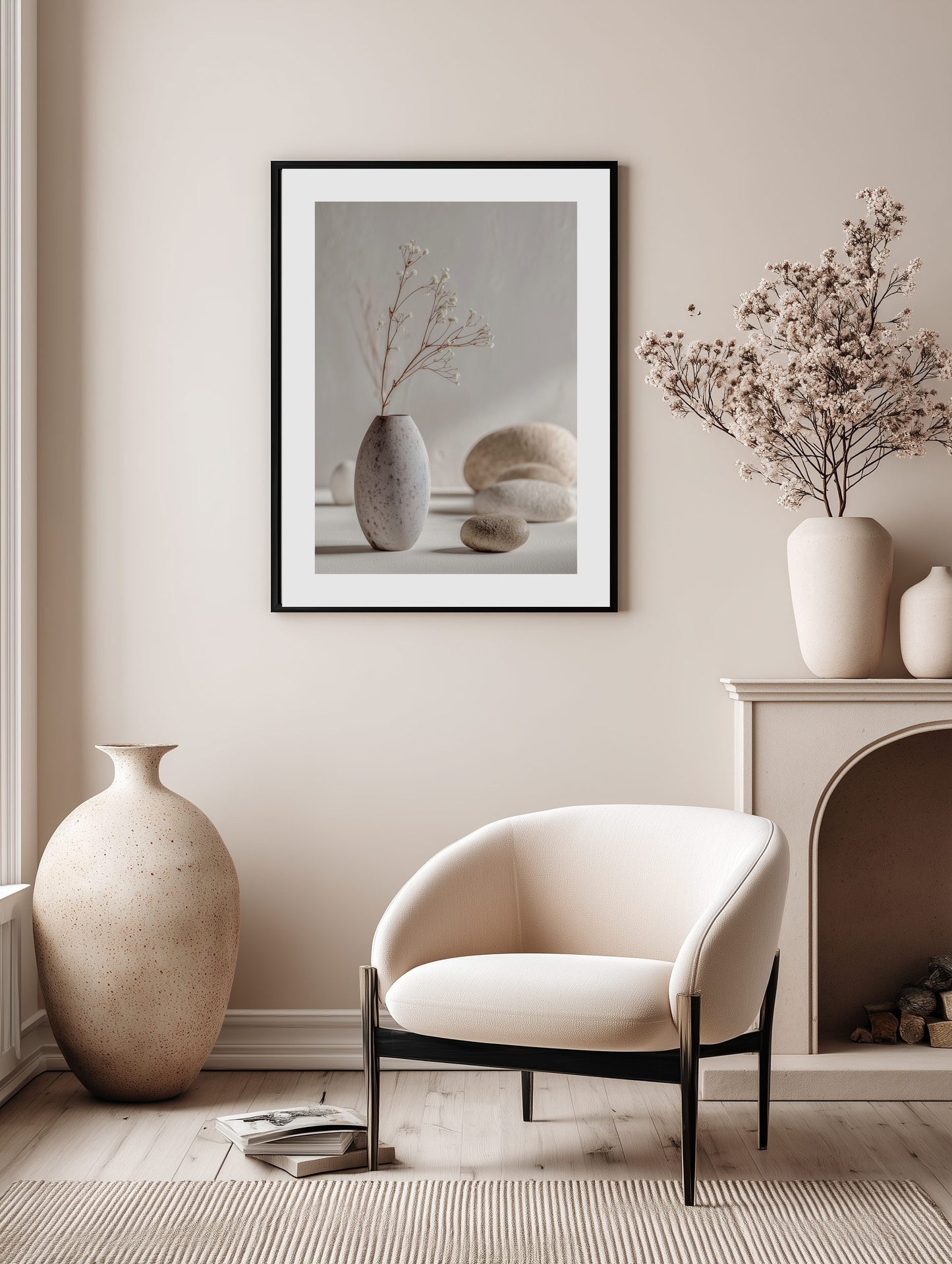 Soft Botanical Vase Poster